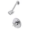 Kingston Brass Shower Faucet, 2, Wall Mount, Polished Chrome KB8691DXSO - alternate 1